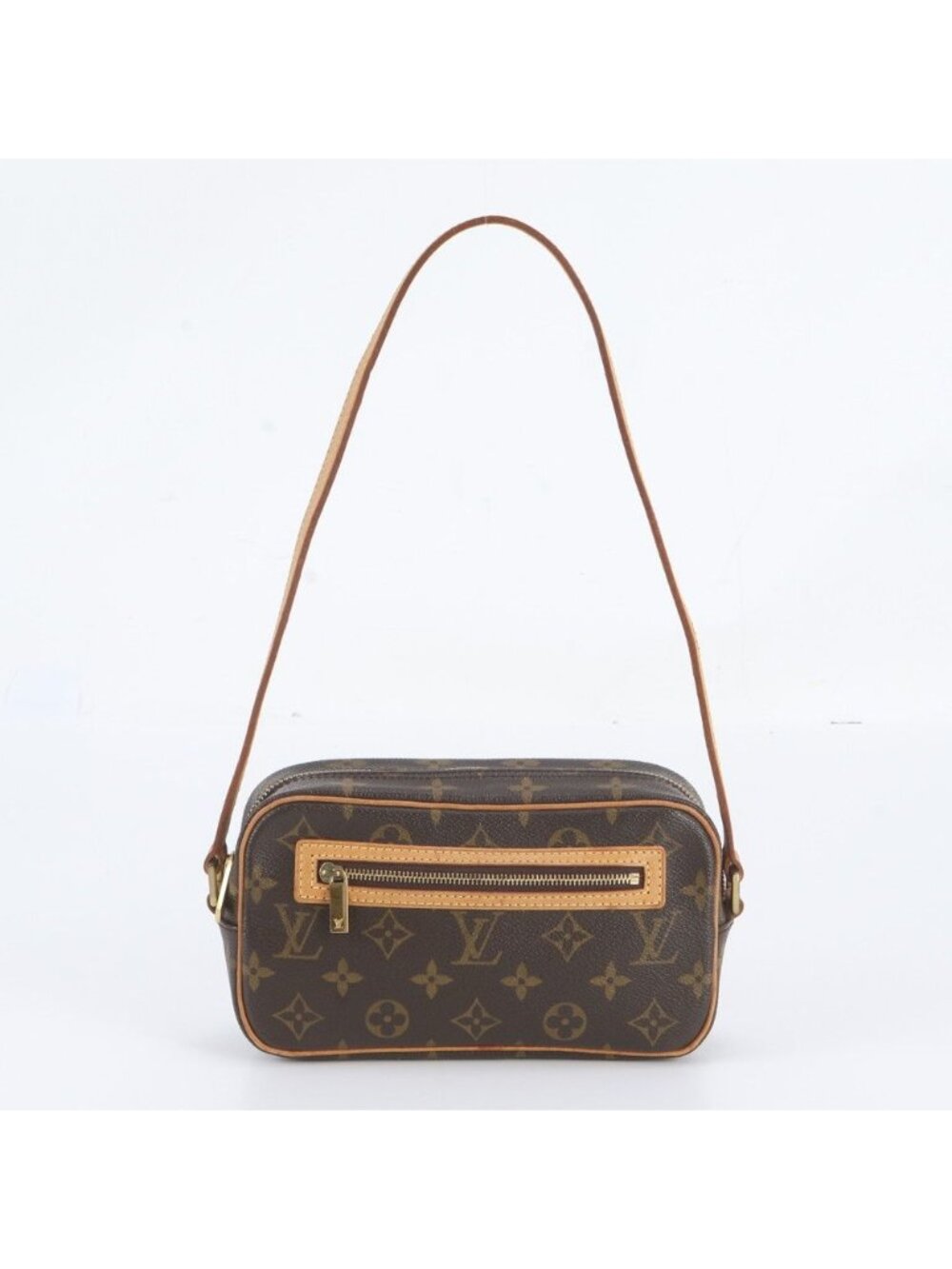 Louis Vuitton Monogram Pochette Cite Leather Shoulder Bag